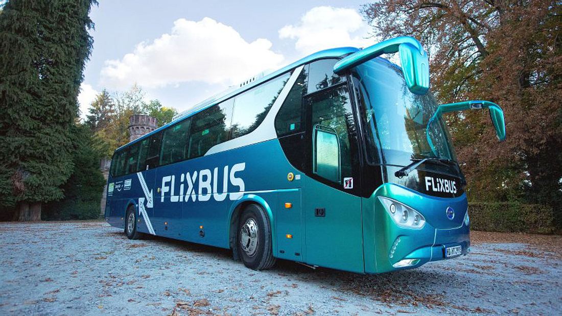 Elektro-Flixbus vom chinesischen Hersteller BYD