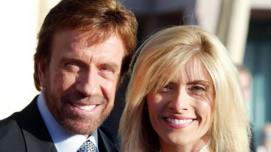 Chuck Norris mit Frau Gene OKelley 2004 Chuck Norris mit Frau Gene OKelley 2004