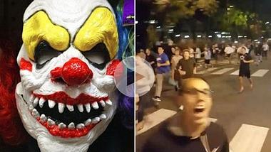 6.000 US-Studenten machen Jagd auf mysteriöse Horror-Clowns - Foto: YouTube/Sapphire