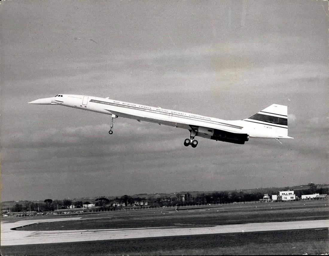 Die Concorde im Jahr 1969