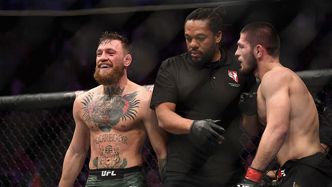 Conor McGregor hat Khabib Normagomedov drei Monate nach ihrem Kampf beleidigt. Conor McGregor hat Khabib Normagomedov drei Monate nach ihrem Kampf beleidigt.