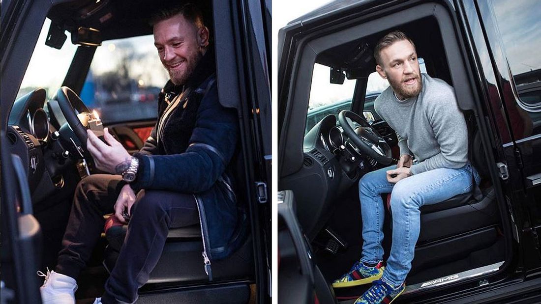 Conor McGregor spielt mit dem Feuer Conor McGregor spielt mit dem Feuer
