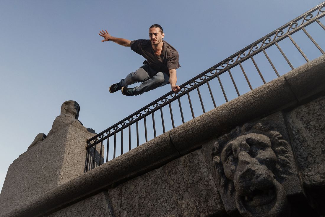 Parkour-Läufer