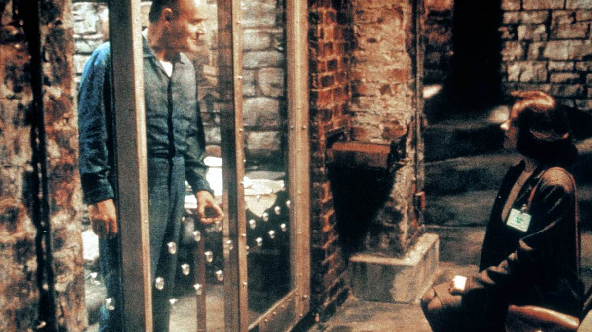 Anthony Hopkins und Jodie Foster in Das Schweigen der Lämmer