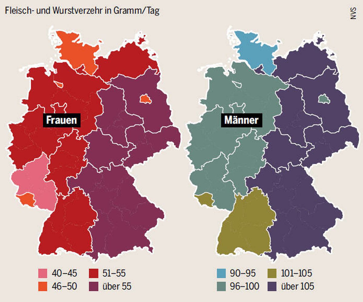 Fleisch- und Wurstkonsum in Deutschland