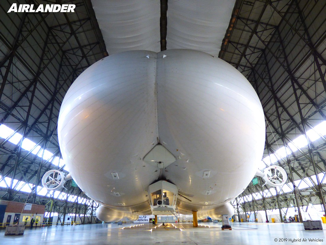 Der fliegende Hintern Airlander 10 Der fliegende Hintern Airlander 10