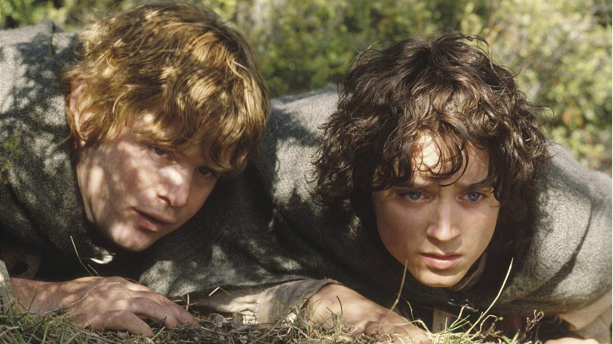 Sean Austin und Elijah Wood in Der Herr der Ringe