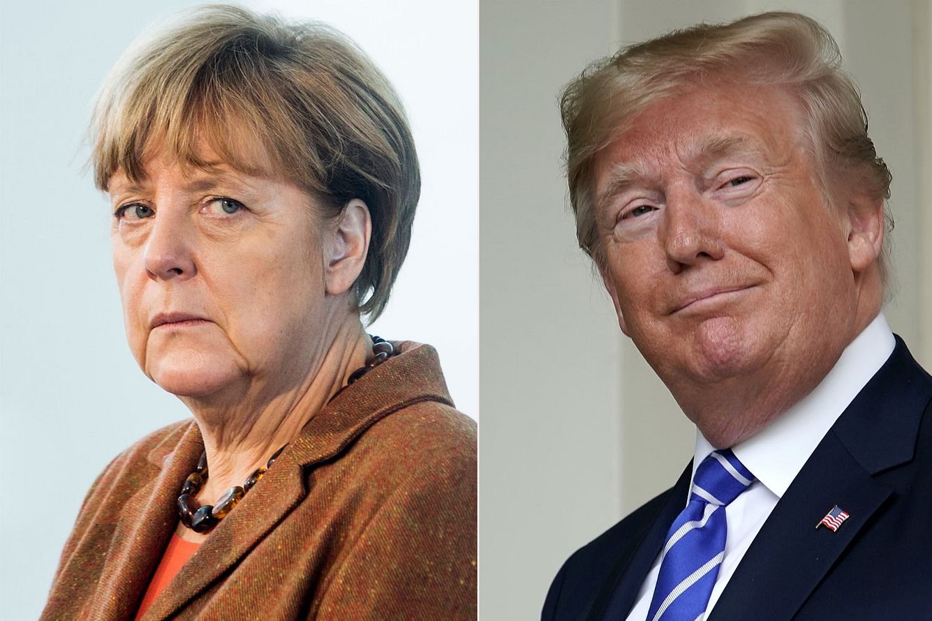 Angela Merkel, Donald Trump