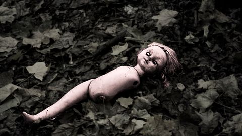 Kaputte Spielzeugpuppe im Wald - Foto: iStock / Hakaba