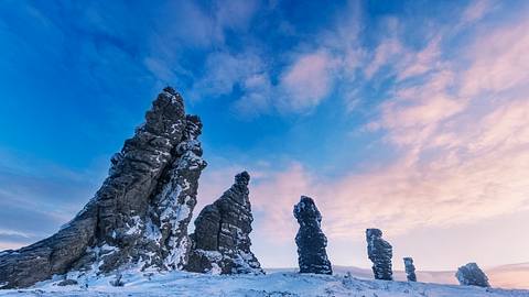 Die Säulen des Manpupunjor-Plateaus - Foto: iStock / Ukususha