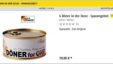 Doener for One: Doener in der Konservendose - Foto: not-vorrat.de