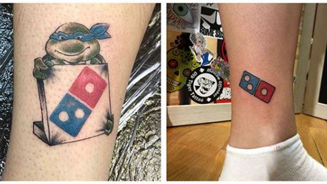 Domino's Pizza Tattoos
