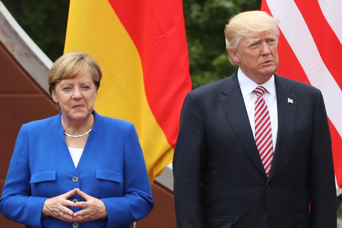 Angela Merkel und Donald Trump