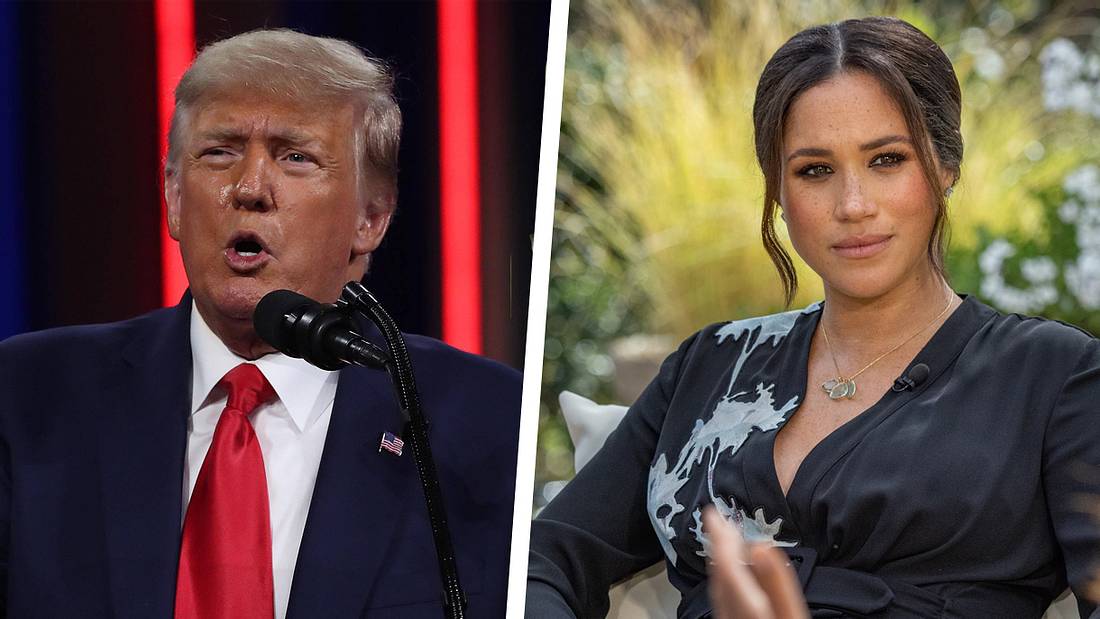 Donald Trump und Meghan Markle Donald Trump und Meghan Markle