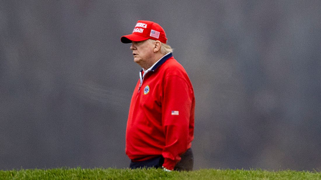 Donald Trump spielt Golf