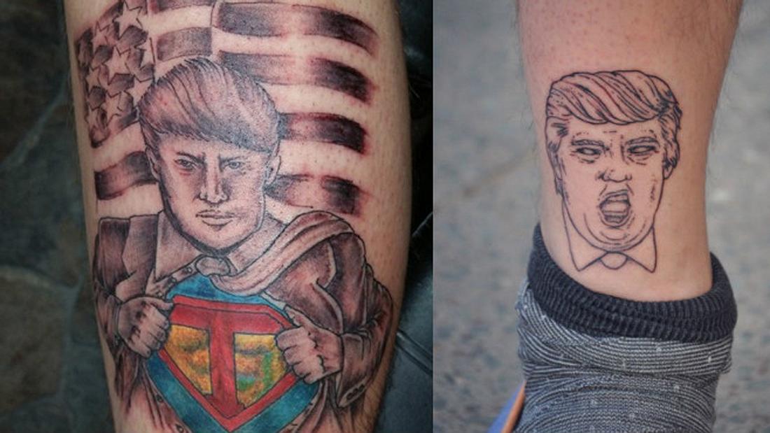 Die 8 hässlichsten Donald-Trump-Tattoos