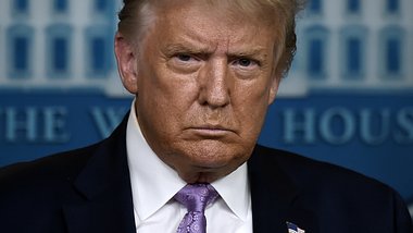 Donald Trump bei einer Pressekonferenz im Weißen Haus - Foto: Getty Images / Olivier Douliery