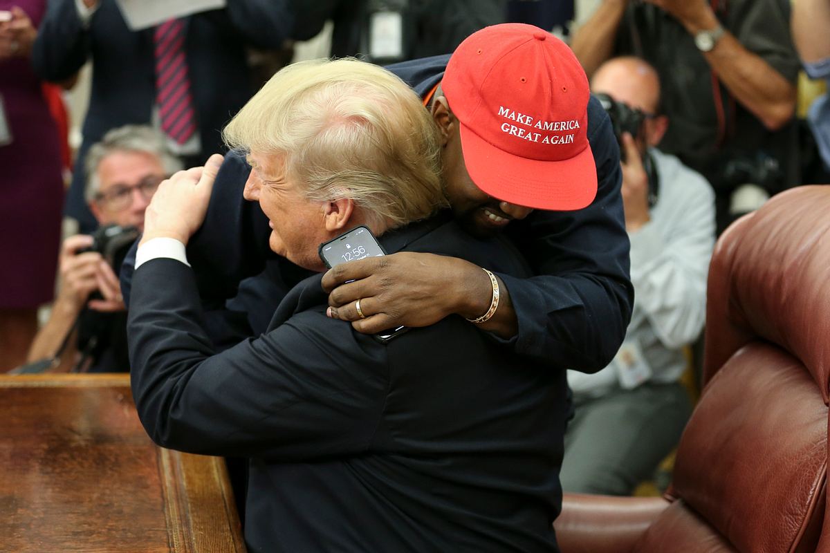Donald Trump und Kanye West