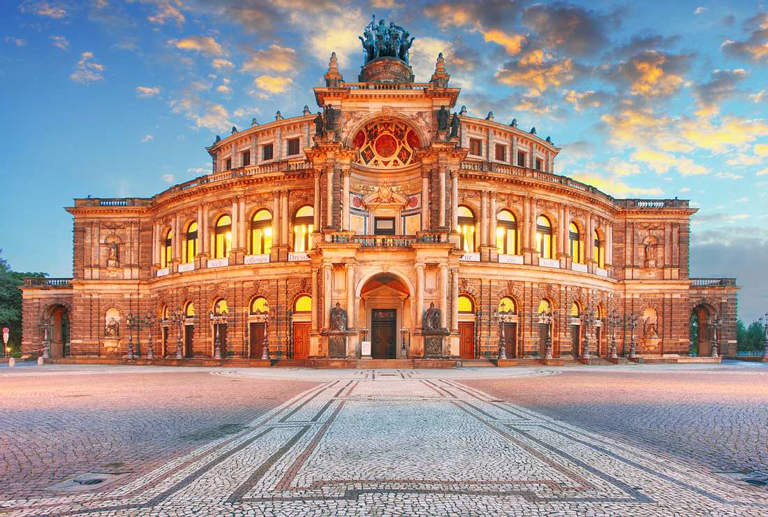 Ein atemberaubender Anblick: die Semperoper in Dresden