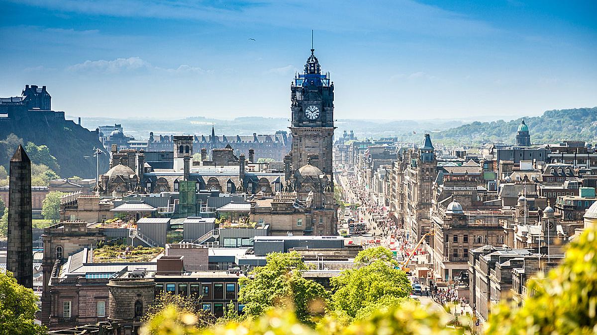 Edinburgh - Hauptstadt von Schottland.