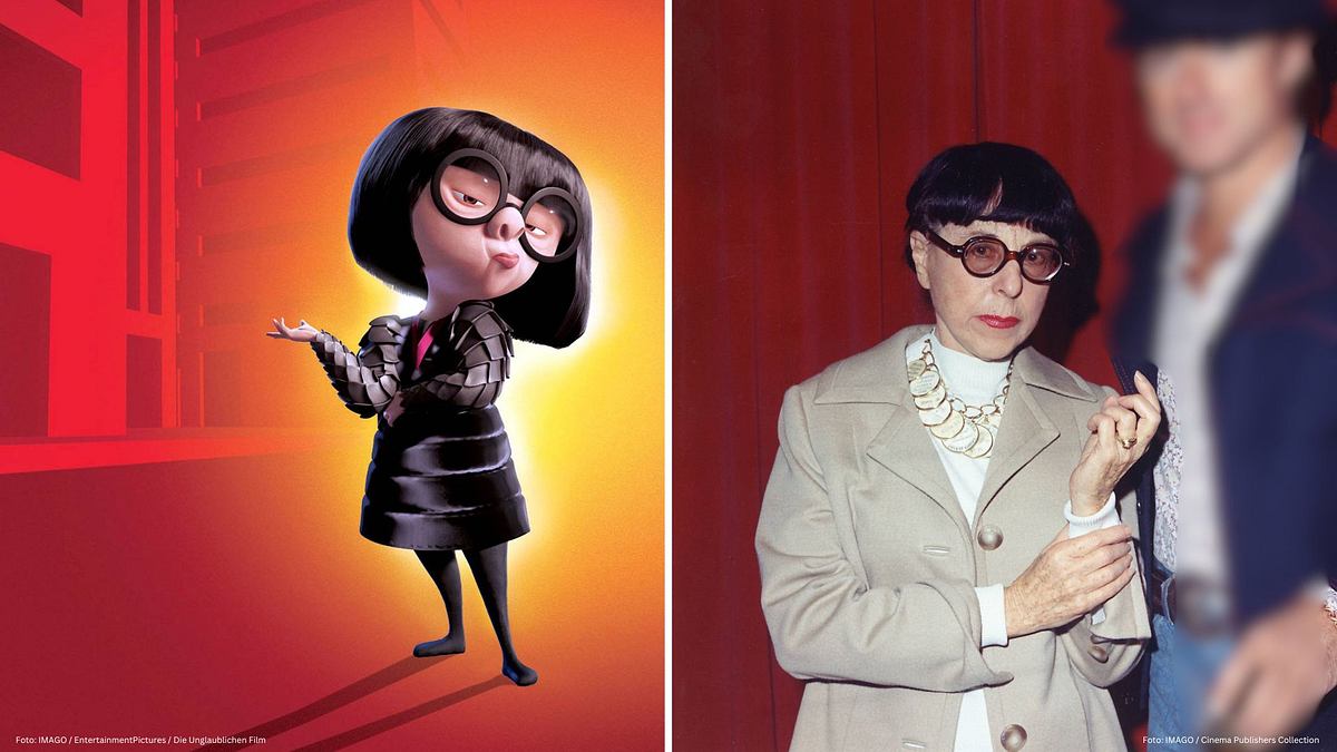 Edith Head als Vorlage für Edna Mode