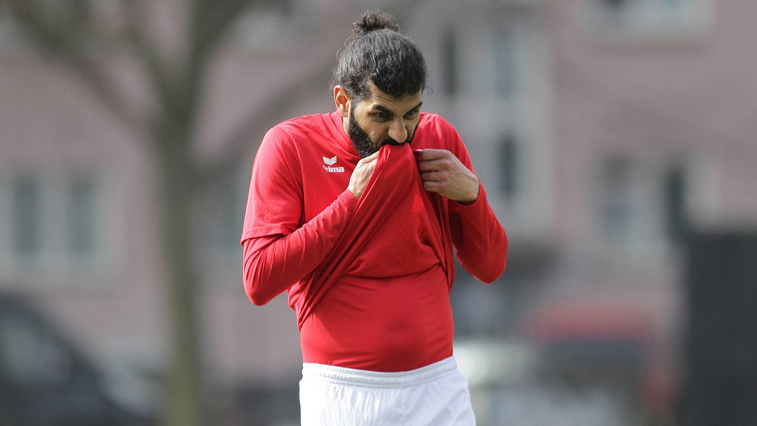Edris Sediqi vom FC Hamburger Berg Edris Sediqi vom FC Hamburger Berg