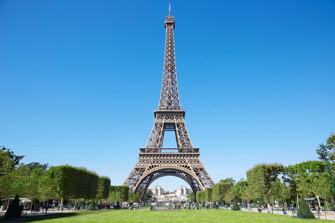 Der Eiffelturm in Paris. Der Eiffelturm in Paris.