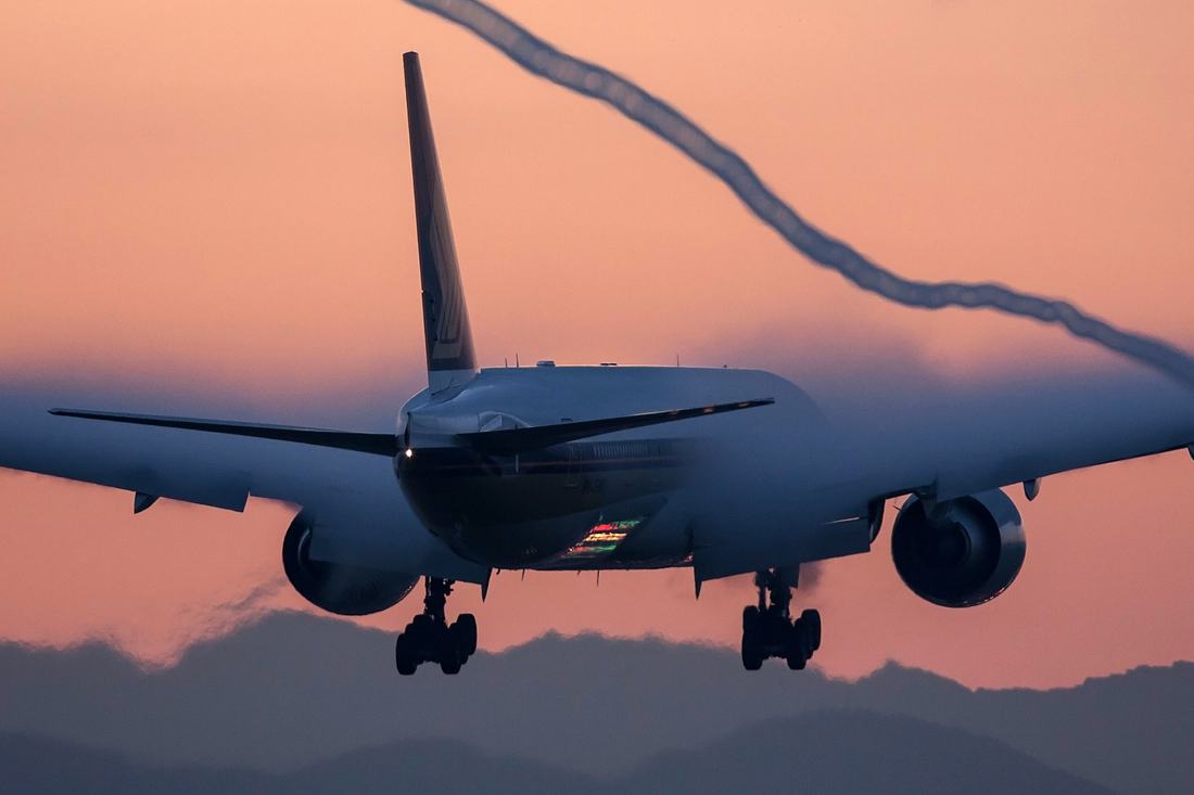 Eine Boeing 777 Eine Boeing 777