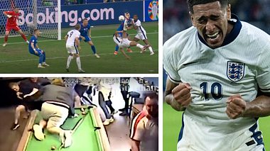 Jude Bellingham, Tor-Moment und Fan-Reaktionen darauf - Foto: UEFA / Daily Mail / IMAGO / Sebastian Frej