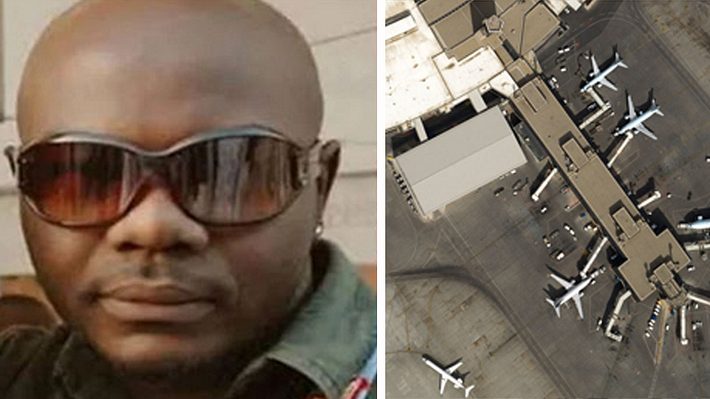 Emmanuel Nwude / Flughafen - Foto: Facebook / LADbible / iStock / dan_prat