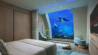 Equarius Hotel: Schlafen in einem der größten Aquarien der Welt - Foto: Resorts World Sentosa