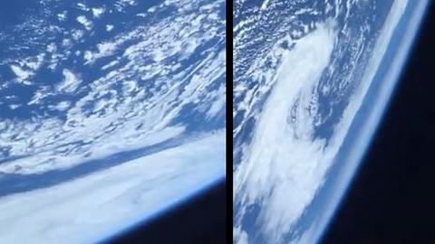 Der Blick aus dem Weltall auf die Erde - Foto: Twitter / @AstroVicGlover