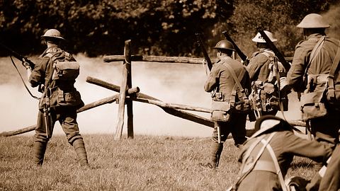 Deutsche Soldaten im Ersten Weltkrieg - Foto: iStock / Johncairns