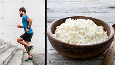 Erst trainieren, dann essen - aber das Richtige! - Foto: iStock / Nikada / Arx0nt (Collage Männersache)