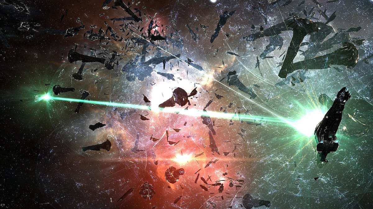 Eine Szene aus EVE Online