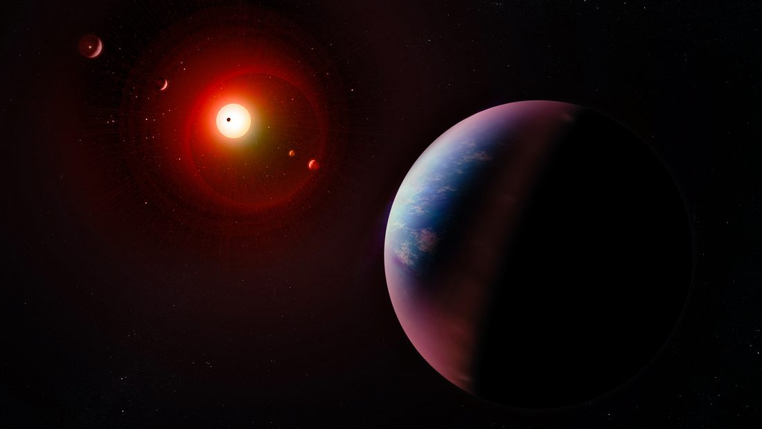 Exoplanet (künstlerische Darstellung) Exoplanet (künstlerische Darstellung)