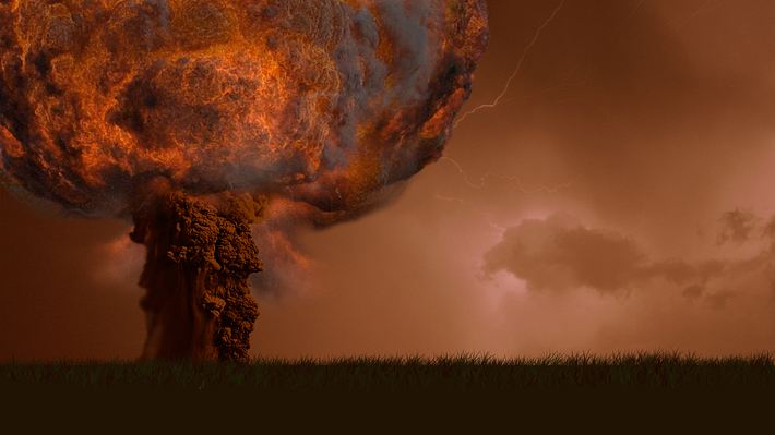 Explosion einer Nuklearwaffe - Foto: iStock / KREMLL
