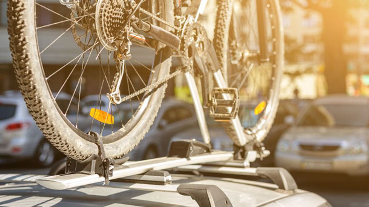 Fahrrad-Dachträger für einen sicheren Transport
