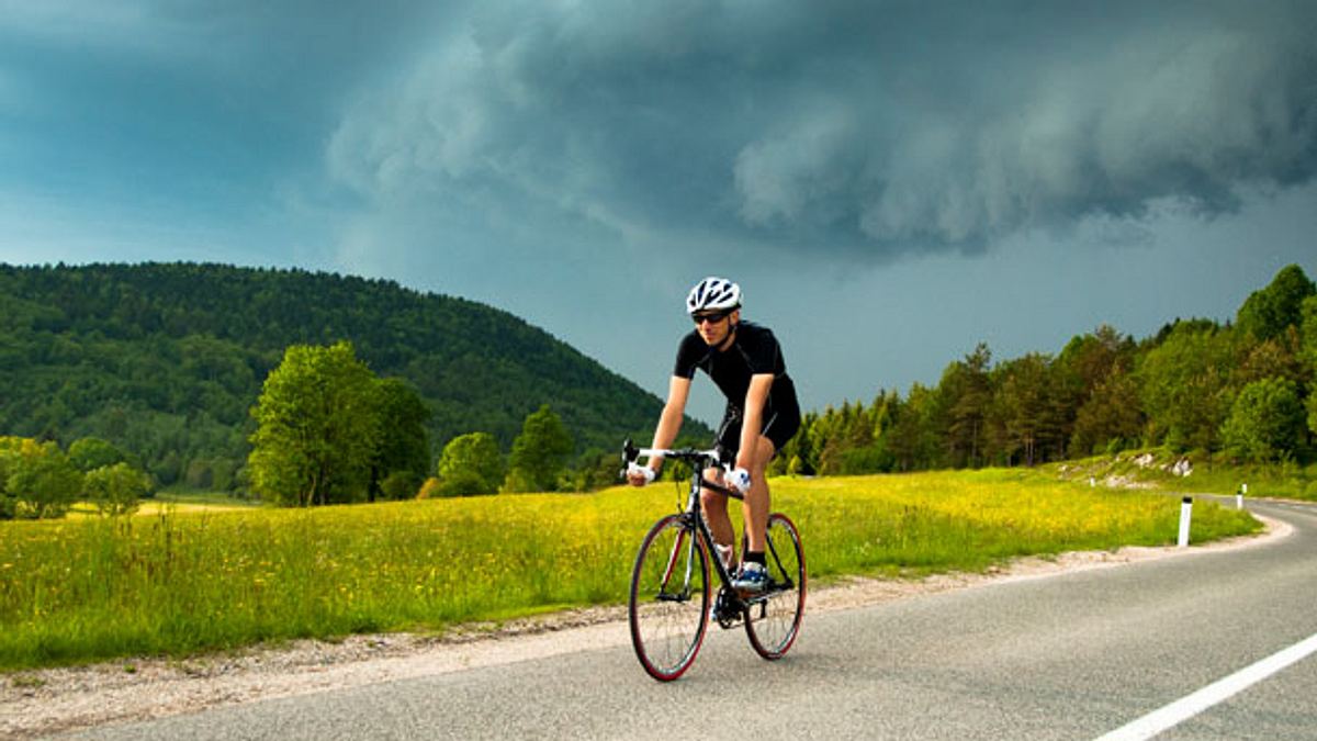 Fahrradhelm mit Visier - Fahrradhelm - Helm - Visier