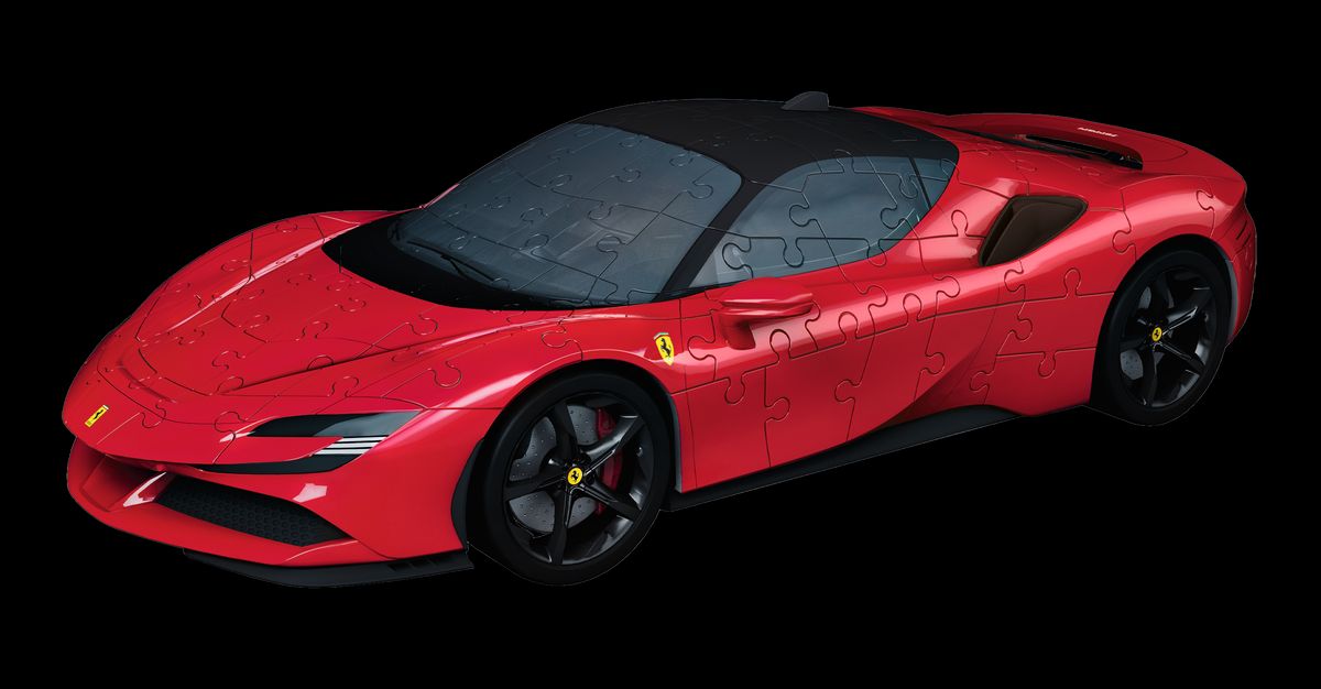 Ferrari SF90 Stradale als 3D Puzzle von Ravensburger 