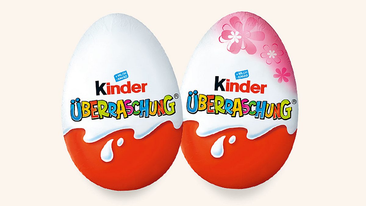 Überraschungsei von kinder aus dem Hause Ferrero.