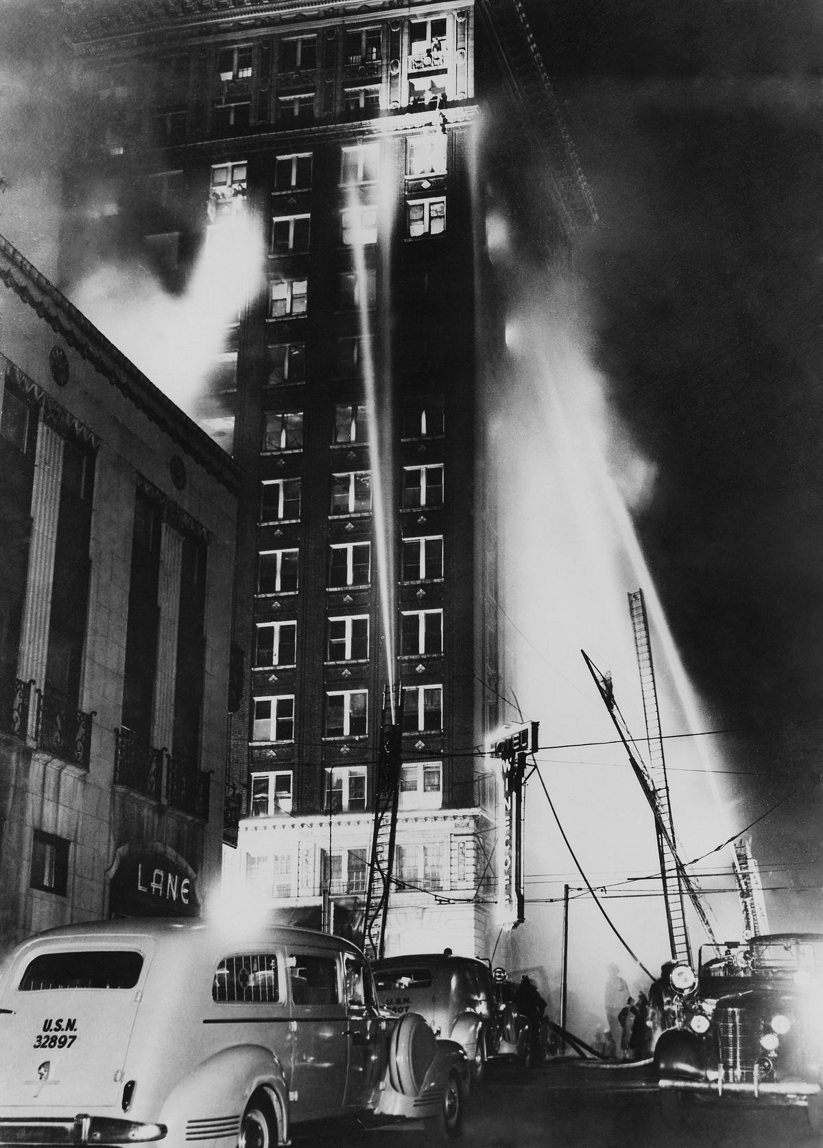 Feuer im Winecoff Hotel in Atlanta 