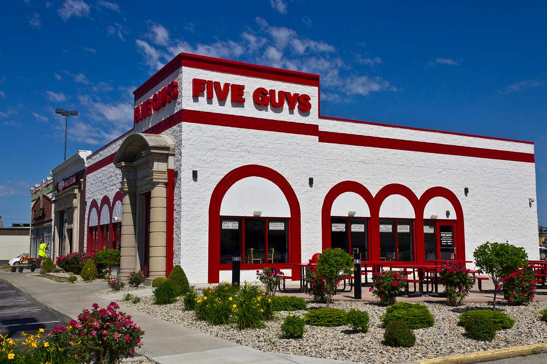 Five Guys in Indianapolis, USA