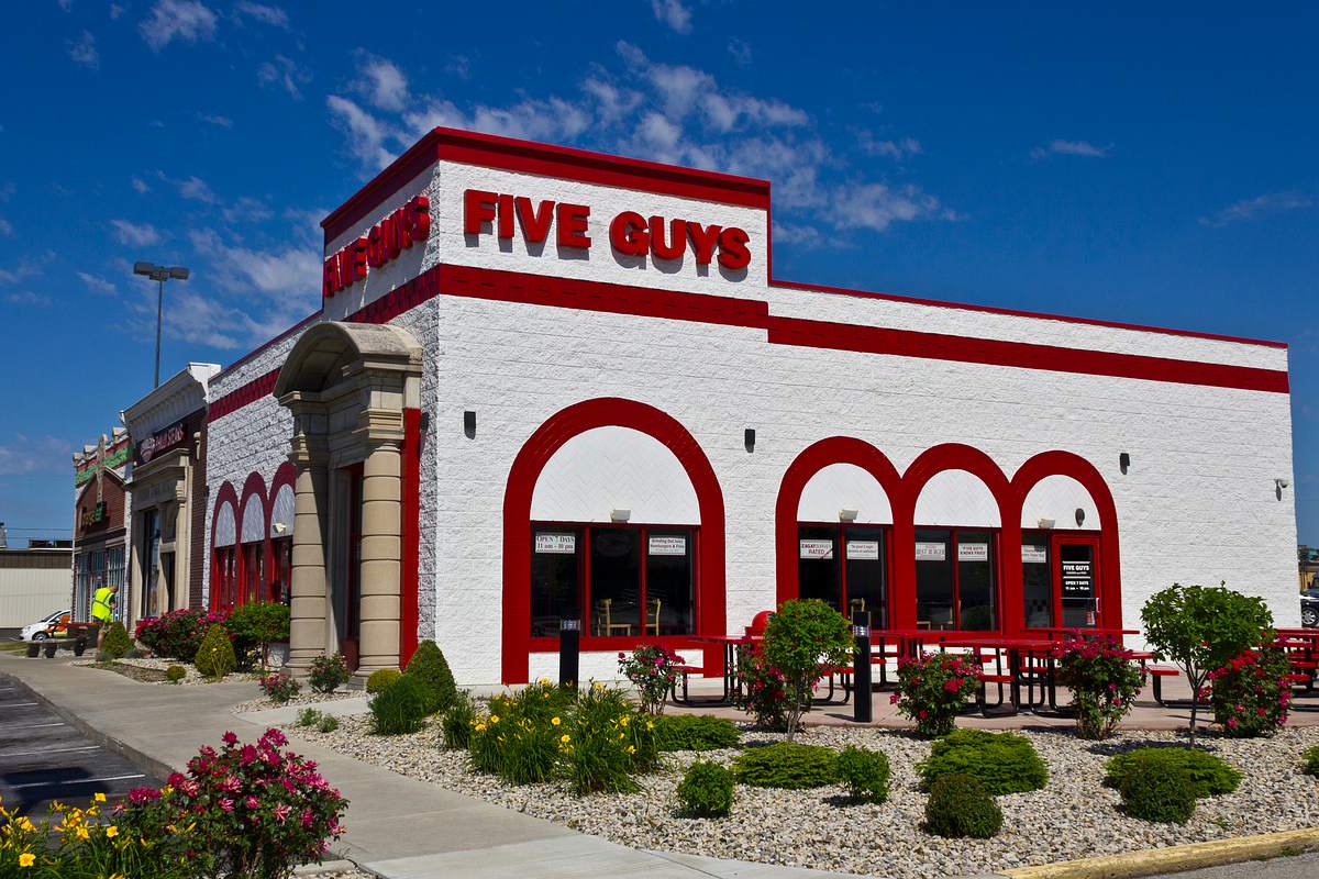 Five Guys in Indianapolis, USA