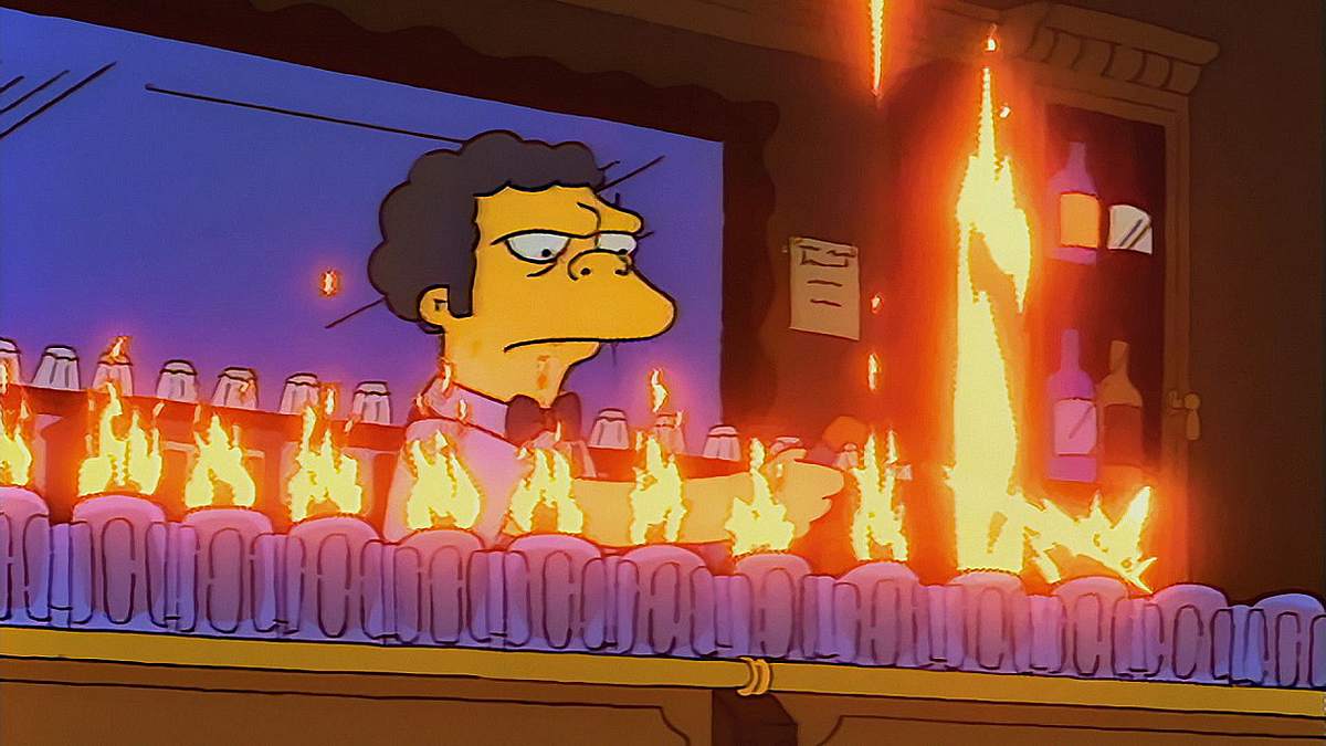 Flaming Moe & Co: Ein YouTuber zeigt die Rezepte für Simpsons-Cocktails aus Moe's Taverne