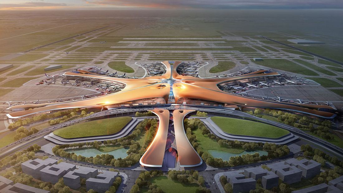 New Beijing Airport, der größte Flughafen der Welt New Beijing Airport, der größte Flughafen der Welt