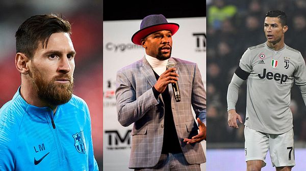 Messi, Mayweather, Cristiano Ronaldo - Forbes kürt Top 100 der bestbezahlten Sportler. - Foto: Getty Images/Juan Manuel Serrano Arce, GettyImages/BEHROUZ MEHRI, GettyImages/Alessandro Sabattini 