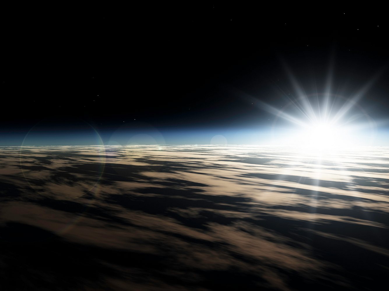 Forschern gelingt bahnbrechende Galaxie-Videoaufnahme Sonnenaufgang aus Weltraumperspektive