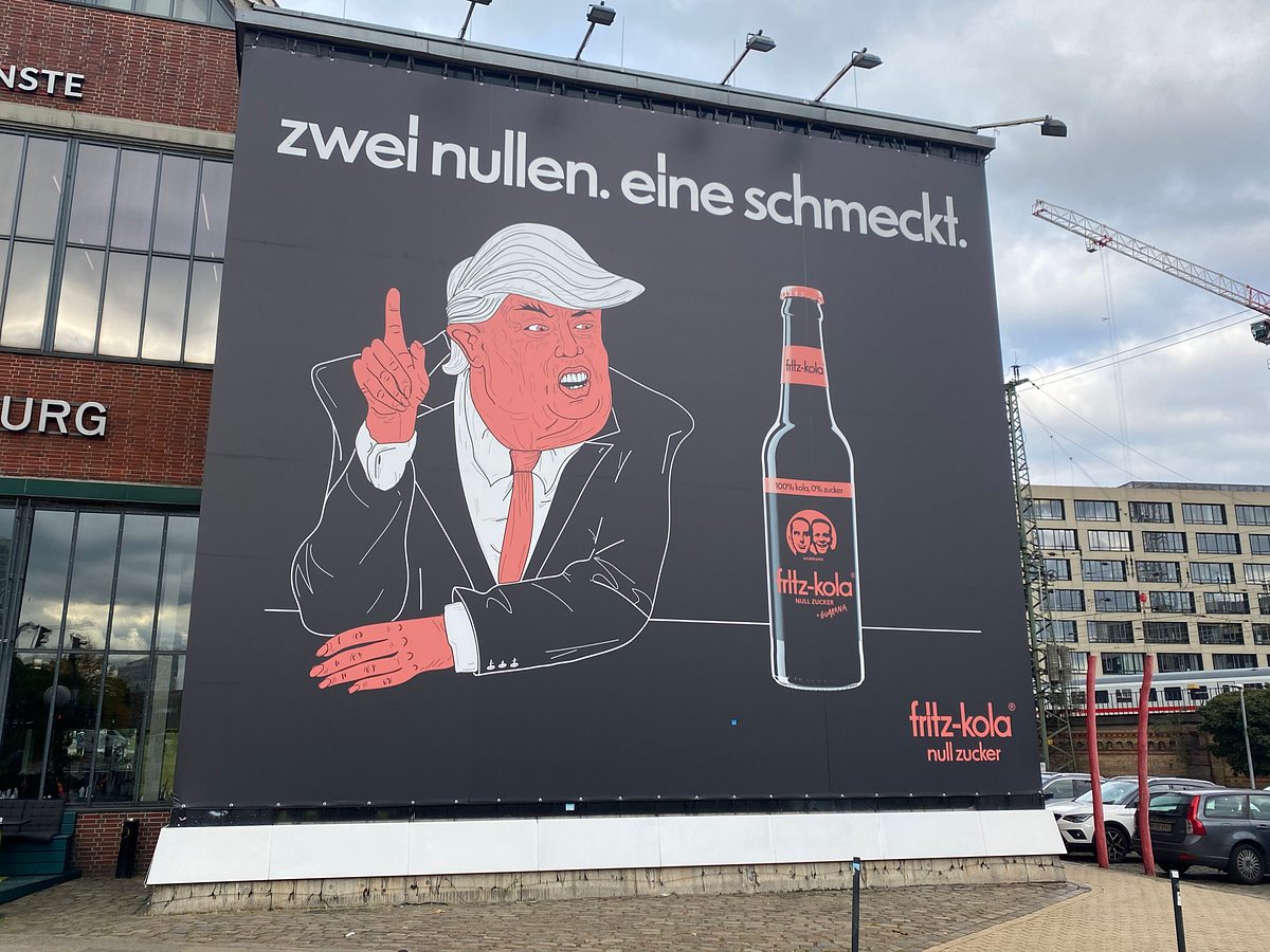 Fritz-Cola-Wahlplakat