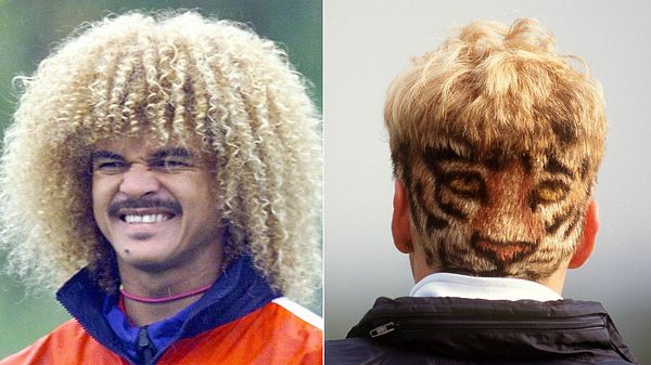 Carlos Valderrama, Stefan Effenberg - Foto: Getty Images, IMAGO / Sven Simon